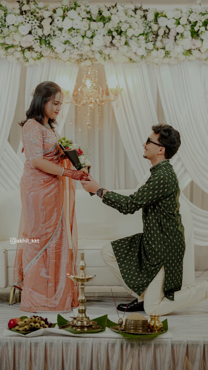 A beautiful proposal moment
